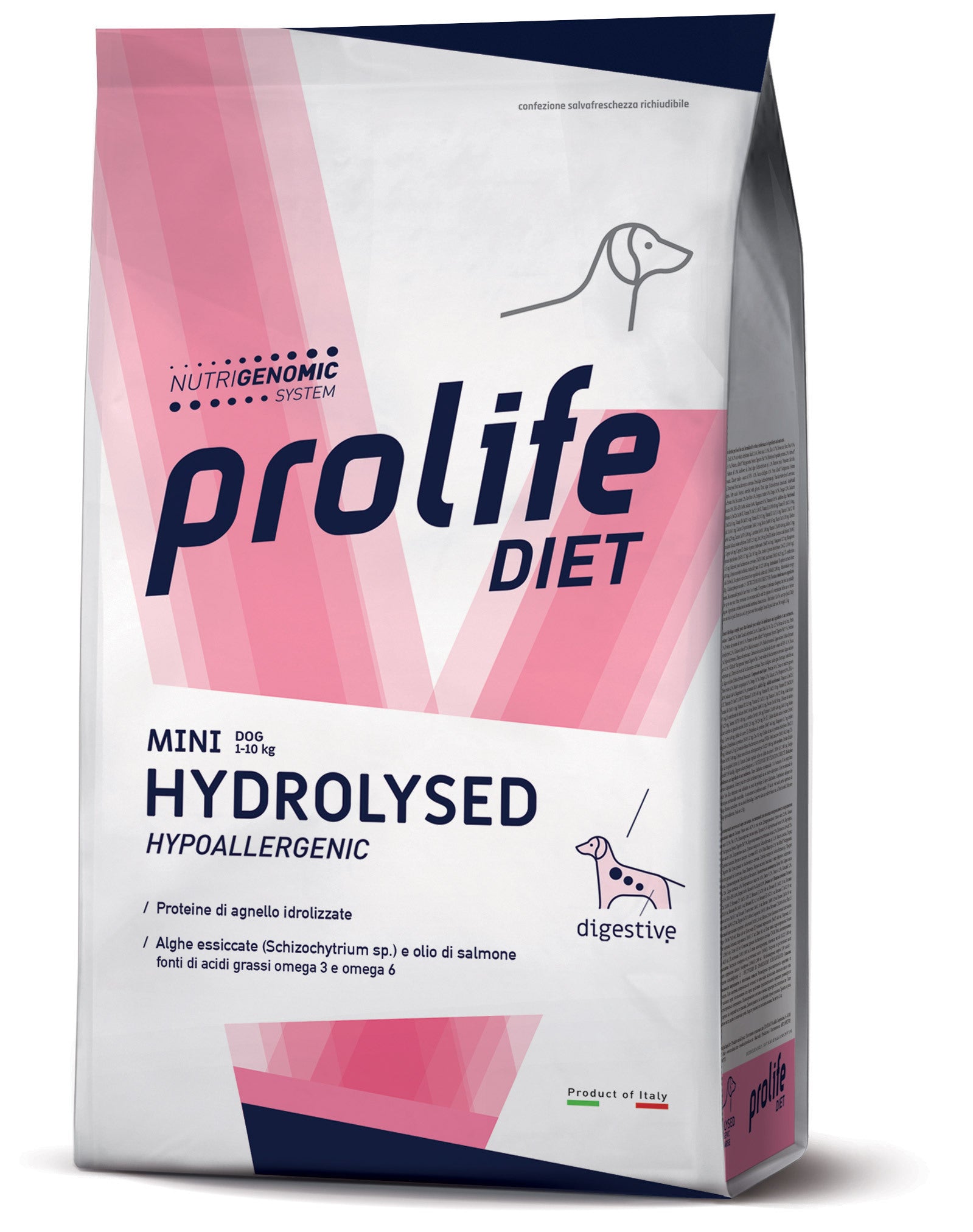 Prolife Diet Mini Hydrolysed Hypoallergenic 1,5kg - Crocchette per Cani Prolife Diet Mini Hydrolysed Hypoallergenic 1,5kg - Crocchette per Cani